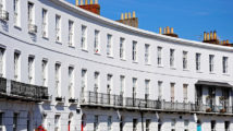 The Royal Crescent buildings, Cheltenham, Gloucestershire, England, UK, Western Europe.